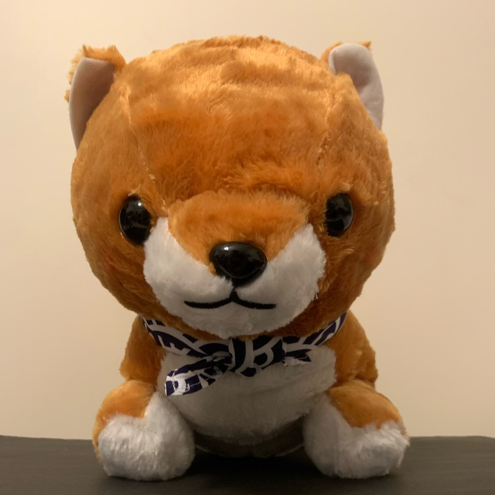 New from Japan 16in Plushie Shiba Inu Dog Mameshiba Sankyoudai Big Brother